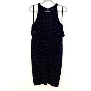 NWT Cynthia Steffe Swiss dot Black cocktail dress